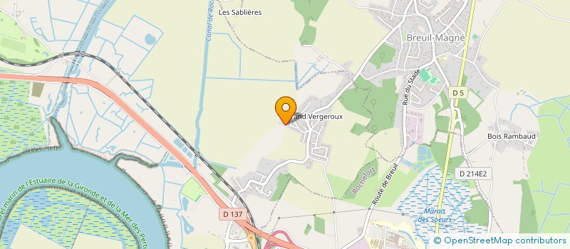 localisation de l'entreprise SCI MAREY  VERGEROUX