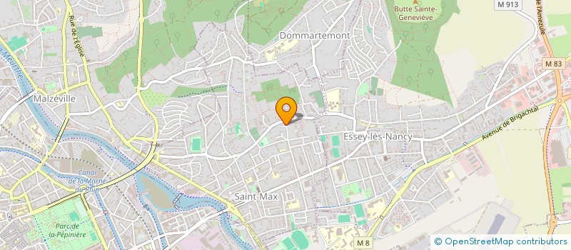 localisation de l'entreprise SCI MAREY DUCHAMP  SAINT-MAX