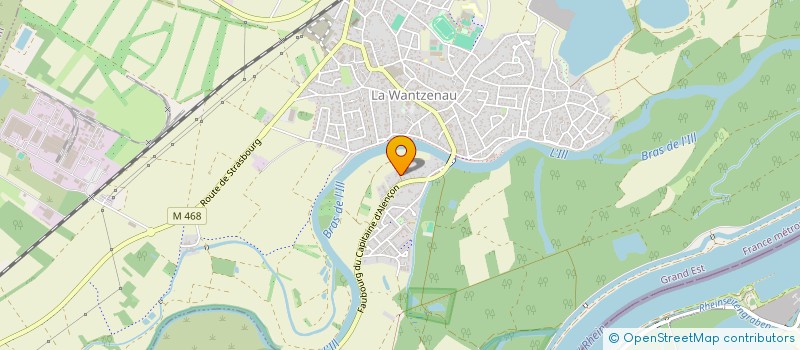 localisation de l'entreprise SCI MAREZA.  LA WANTZENAU