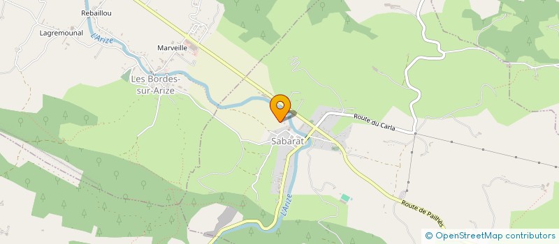 localisation de l'entreprise SCI MARFA à SABARAT