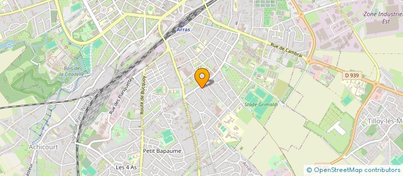 localisation de l'entreprise SCI MARFAU à ARRAS