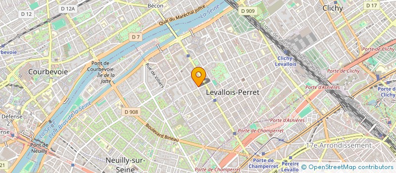 localisation de l'entreprise SCI MARFEN 35 à LEVALLOIS-PERRET