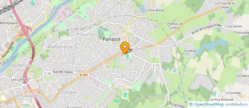 localisation de l'entreprise SCI MARFI à PANAZOL