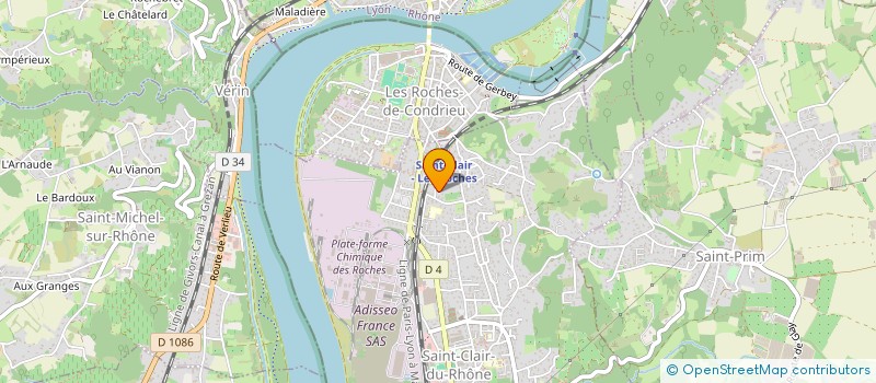 localisation de l'entreprise SCI MARFIL  SAINT-ALBAN-DU-RHONE