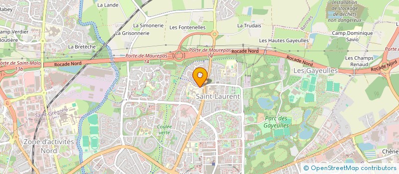localisation de l'entreprise SCI MARFRADIA  RENNES