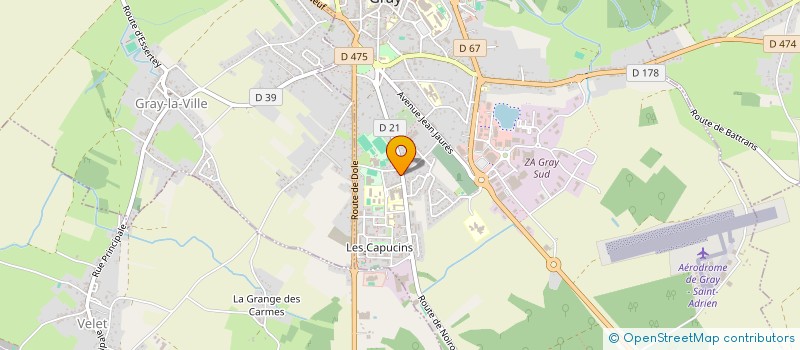 localisation de l'entreprise SCI MARFRAN à GRAY
