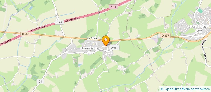 localisation de l'entreprise SCI MARFT  BRAINS-SUR-GEE