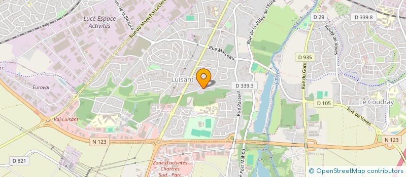 localisation de l'entreprise SCI MARGA à LUISANT