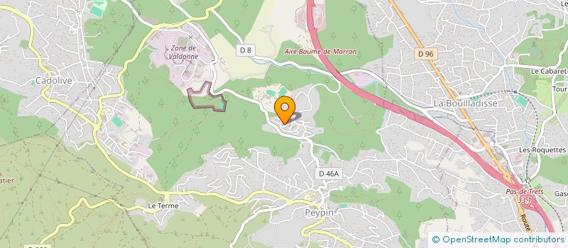 localisation de l'entreprise SCI MARGAILLAN/ROUX  PEYPIN