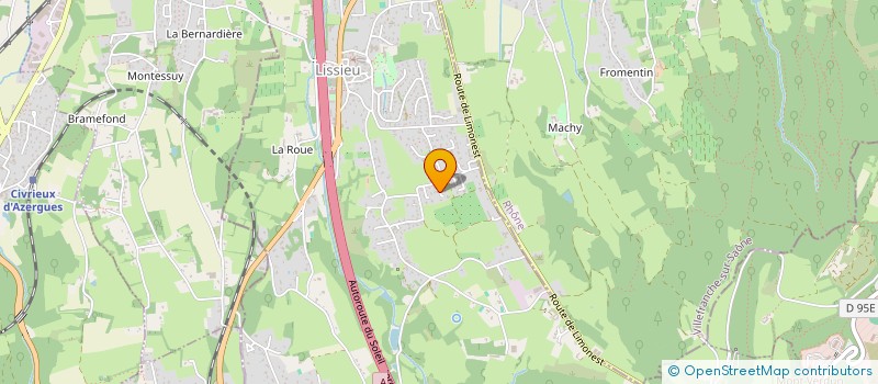 localisation de l'entreprise SCI MARGAL  LISSIEU