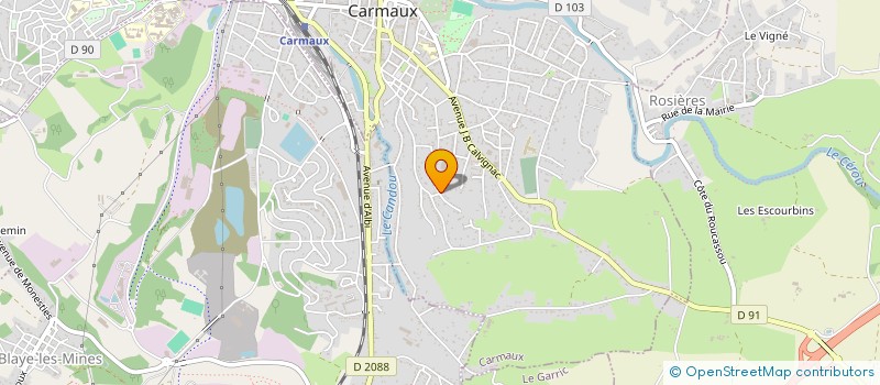 localisation de l'entreprise SCI MARGARITA à CARMAUX