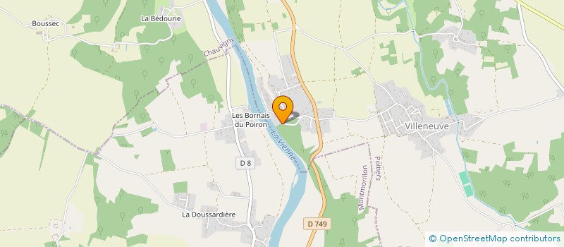 localisation de l'entreprise SCI MARGARITA  CHAUVIGNY