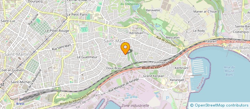 localisation de l'entreprise SCI MARGARITA  BREST