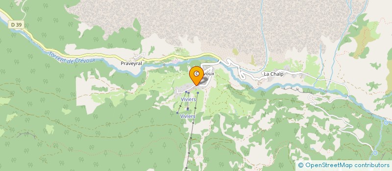 localisation de l'entreprise SCI MARGARON-HUARD  CREVOUX