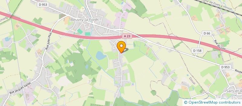 localisation de l'entreprise SCI MARGAUTIN  BEUVRY-LA-FORET