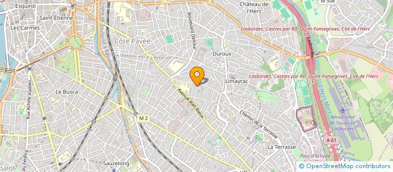 localisation de l'entreprise SCI MARGAUX 205 à TOULOUSE