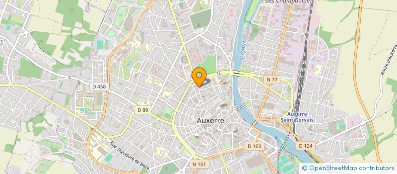 localisation de l'entreprise SCI MARGAUX à AUXERRE