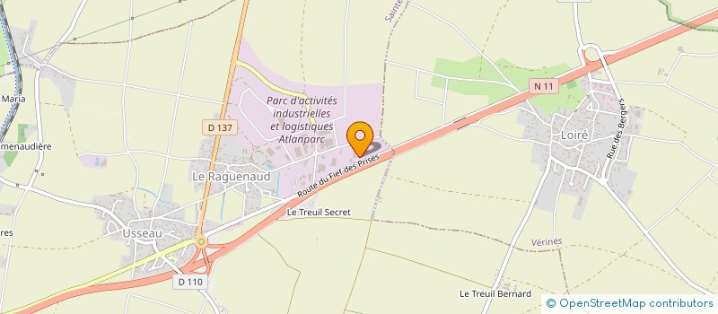 localisation de l'entreprise SCI MARGAUX  SAINTE-SOULLE