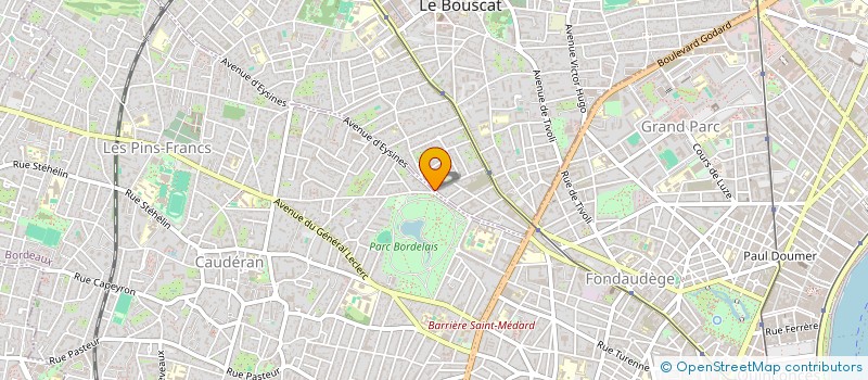 localisation de l'entreprise SCI MARGAUX  LE BOUSCAT