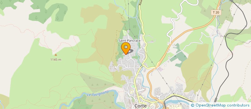 localisation de l'entreprise SCI MARGAUX à CORTE