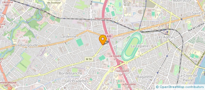 localisation de l'entreprise SCI MARGAUX à TOULOUSE