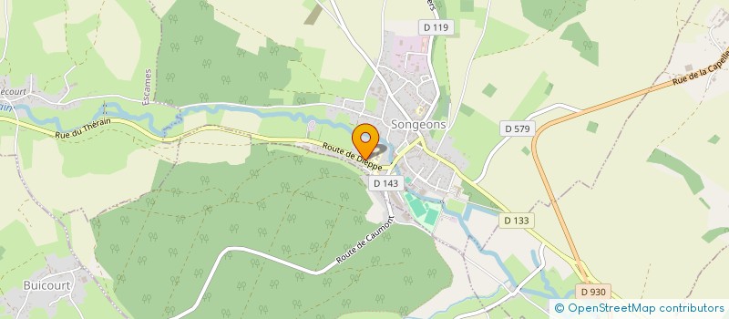 localisation de l'entreprise SCI MARGAUX  SONGEONS