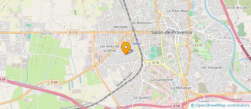 localisation de l'entreprise SCI MARGAUX  SALON-DE-PROVENCE