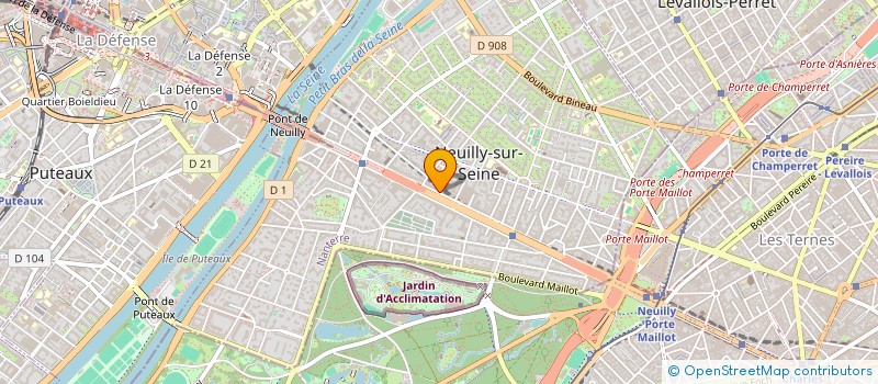 localisation de l'entreprise SCI MARGAUX à NEUILLY-SUR-SEINE