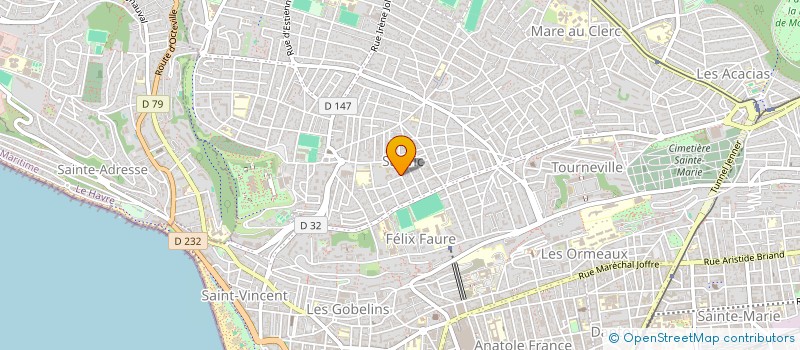 localisation de l'entreprise SCI MARGAUX à LE HAVRE