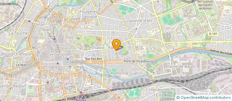 localisation de l'entreprise SCI MARGAUX  RENNES