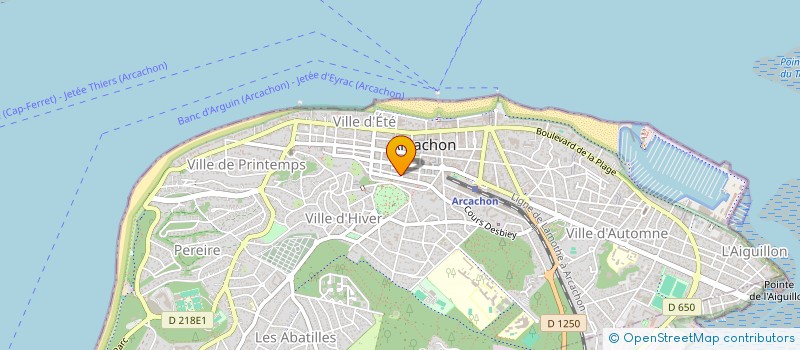 localisation de l'entreprise SCI MARGAUX-LAETI  ARCACHON