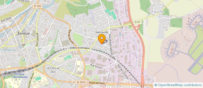 localisation de l'entreprise SCI MARGE  EVREUX