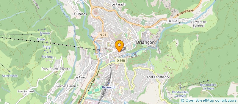 localisation de l'entreprise SCI MARGEN à BRIANCON