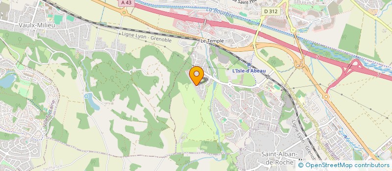 localisation de l'entreprise SCI MARGEO  L'ISLE-D'ABEAU