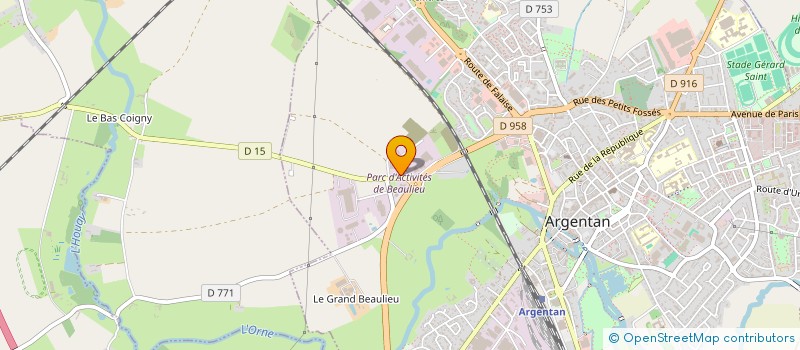 localisation de l'entreprise SCI MARGER à ARGENTAN
