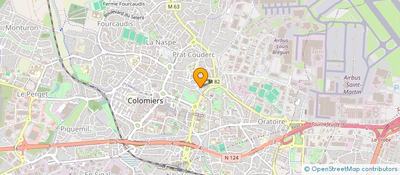 localisation de l'entreprise SCI MARGERIDE à COLOMIERS