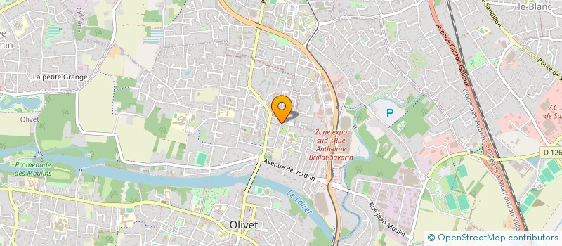 localisation de l'entreprise SCI MARGERIE KERVREN à OLIVET