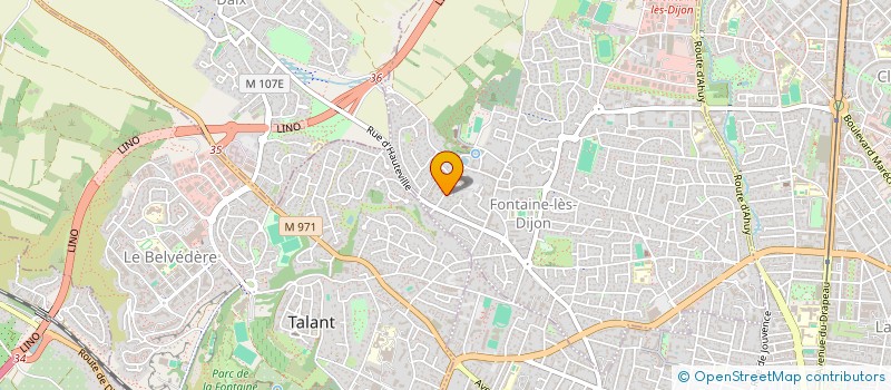 localisation de l'entreprise SCI MARGERY  FONTAINE-LES-DIJON