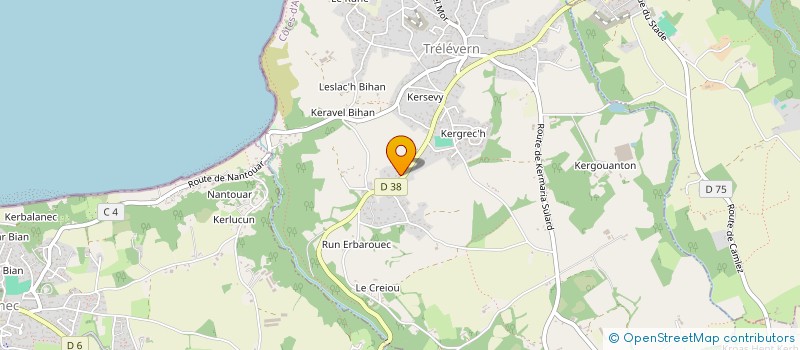 localisation de l'entreprise SCI MARGIL  TRELEVERN