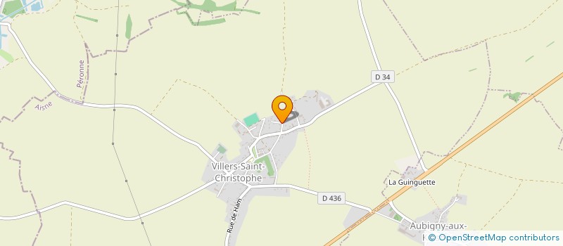 localisation de l'entreprise SCI MARGIL  VILLERS-SAINT-CHRISTOPHE