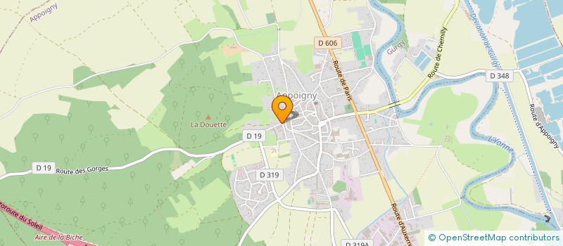 localisation de l'entreprise SCI MARGNOUX-STEPHENS  APPOIGNY