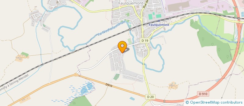 localisation de l'entreprise SCI MARGO  FAULQUEMONT