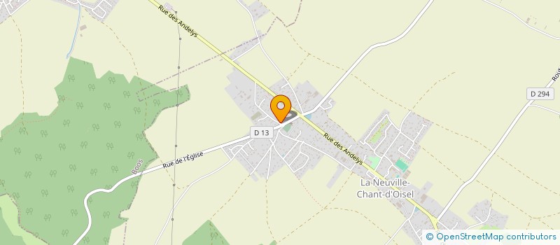 localisation de l'entreprise SCI MARGO  LA NEUVILLE-CHANT-D'OISEL