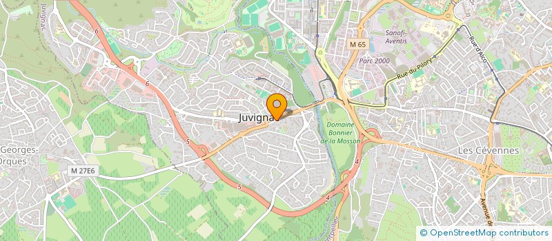 localisation de l'entreprise SCI MARGO  JUVIGNAC