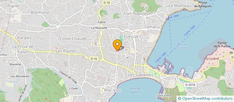 localisation de l'entreprise SCI MARGO à LA SEYNE-SUR-MER