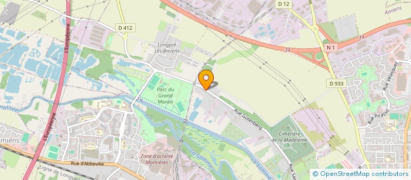localisation de l'entreprise SCI MARGOLINE à AMIENS
