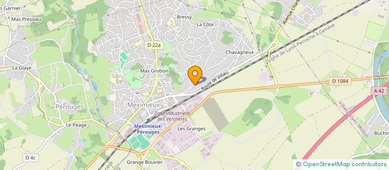 localisation de l'entreprise SCI MARGOMILLE à MEXIMIEUX