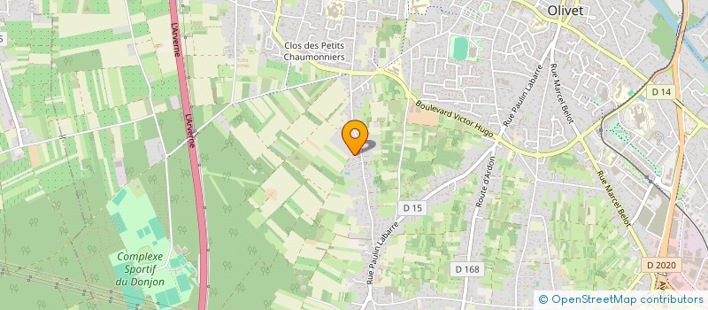localisation de l'entreprise SCI MARGOO à OLIVET