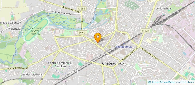 localisation de l'entreprise SCI MARGOT à CHATEAUROUX