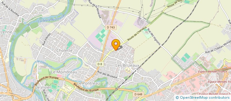 localisation de l'entreprise SCI MARGOT à NIORT